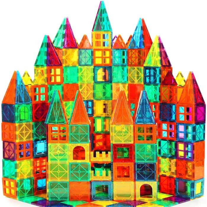 Construction Magnetique Enfant 3 4 5 6 Ans Garcon Fille 38PCS Blocs Jouet Jeux de Construction