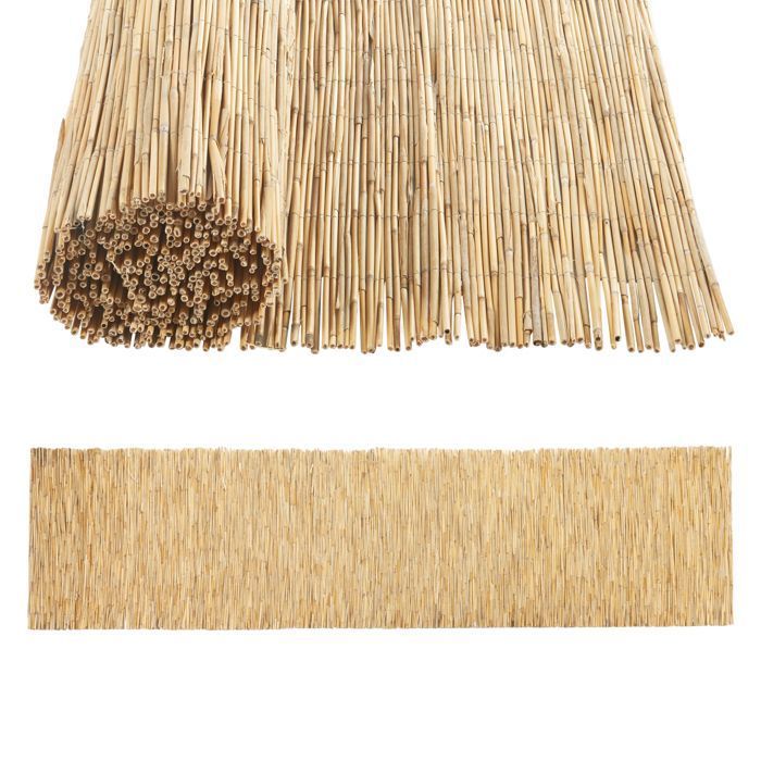 Canisse en roseau Abbateggio 200 x 500 cm