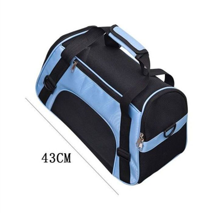 Sac de transport 43x21x30cm Pet Bag Bleu Transport du chat S Sac pour animaux de compagnie our petit chat chatonchiotpetit chien