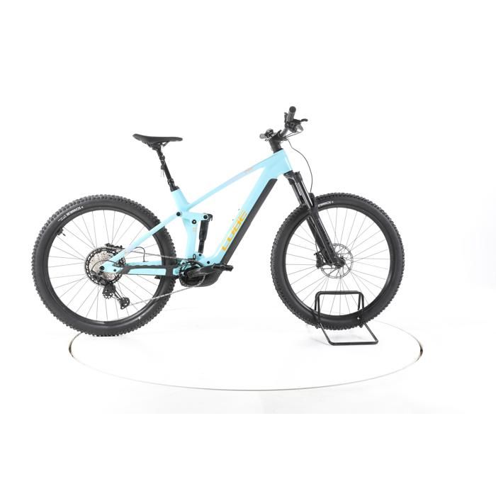Vélo électrique - Cube Stereo Hybrid 140 HPC Race - bleu - VTT électrique tout suspendu - Bosch 750 Wh Reconditionné