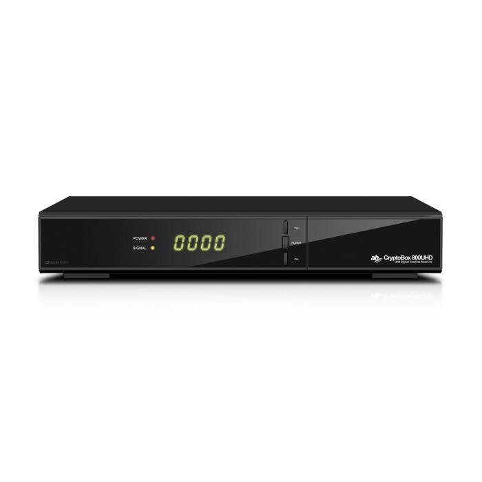 Récepteur Satellite - AB-COM - Cryptobox 800 UHD - 4K - DVB-S2X - HDMI USB 2.0 RJ45
