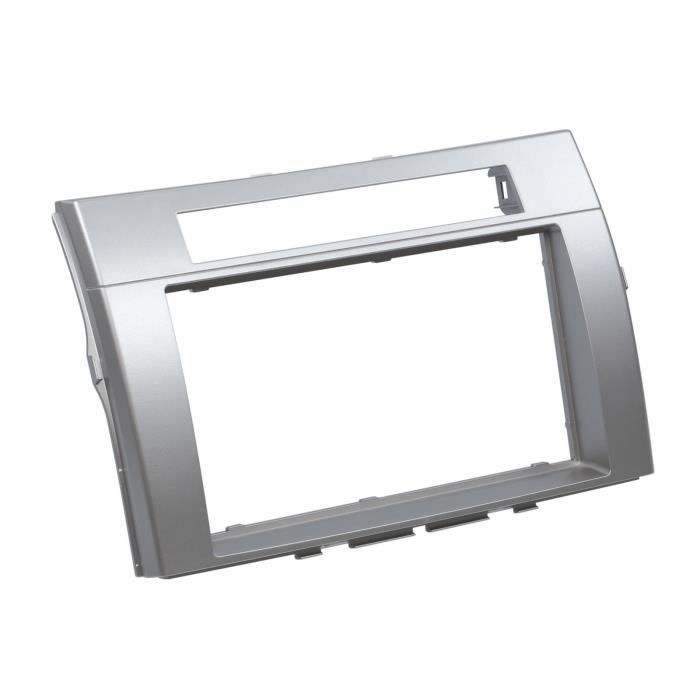 Support Autoradio - ADNAUTO - Toyota Corolla verso - Récepteur CD Double-Din - Bluetooth - Gris