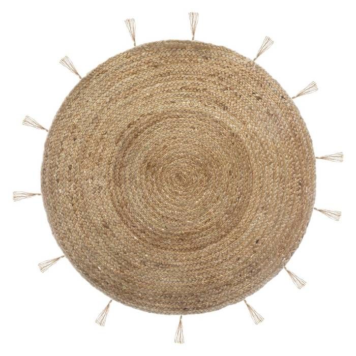 Tapis Cosyness jute D80cm - Atmosphera Créateur dintérieur