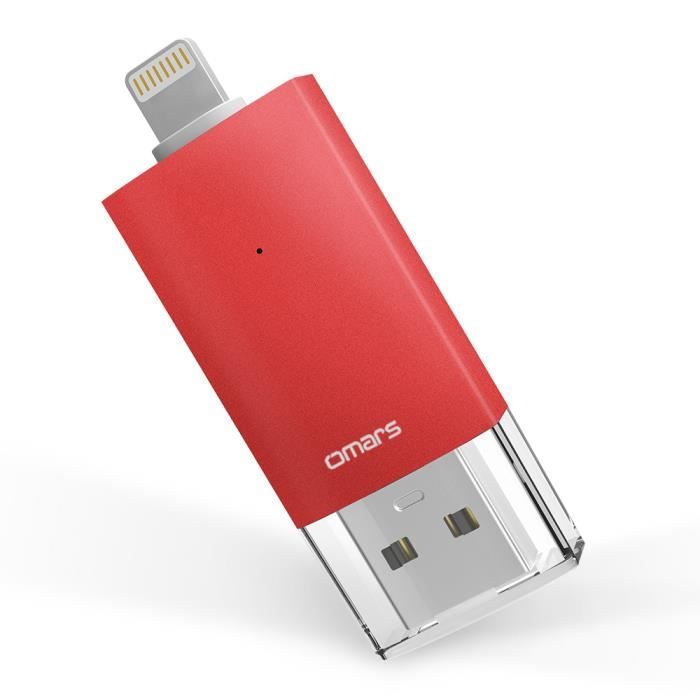 Clé USB SanDisk Creator 256Go - Lightning Et USB-C, Pour IPhone/iPad/PC/Mac, Sauvegarde Auto, Métal