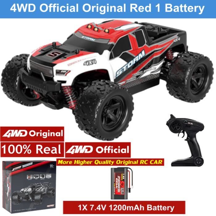 Aileron Arrière Pour Voiture RC 1/8 - Plastique Nylon Rouge, Pour Modèles Tout-terrain, Dimensions 21,3x9,5 Cm