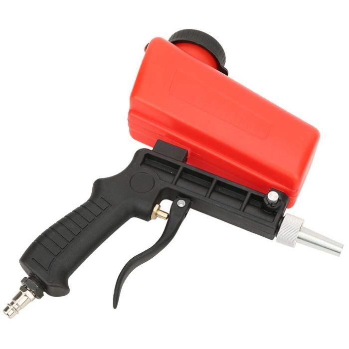 Kit Pistolet De Sablage Pneumatique CPS02 – Sableuse Air Comprimé Avec Tuyau 1/4" – Idéal Décapage Rouille, Peinture & Nettoyage Métaux