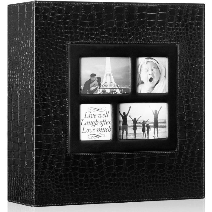 Album photo 1000 pochettes 10 x 10 cm,couverture en cuir extra large pour  mariage ou famille pouvant contenir 1000 photos de 1[788] - Cdiscount  Beaux-Arts et Loisirs créatifs