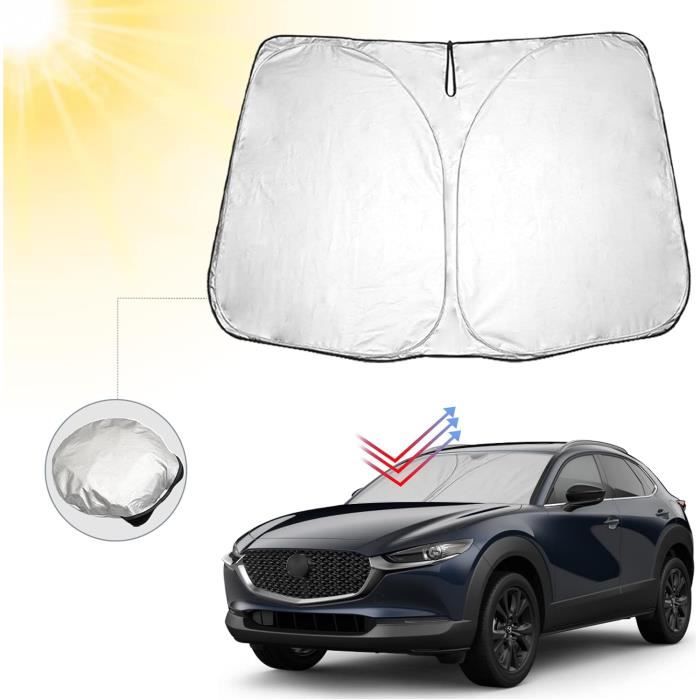 Déflecteurs Latéraux Noir Pour Mazda CX-80 (KL) 2024 - Verre Acrylique - Anti-pluie & Réduction Bruit Vent