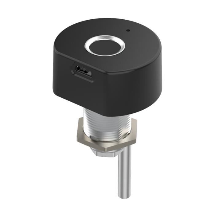 Serrure Biométrique ADEL 3398 - Contrôle D'accès Par Empreinte Digitale, Métal Argenté, Neuf