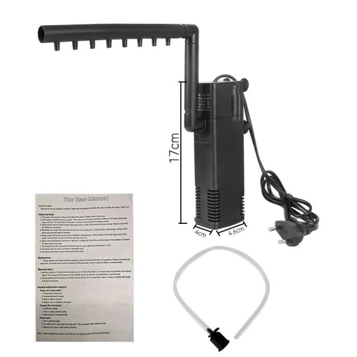 Burko Pompe Filtre à Eau Portable Osmose Inverse – Eau Pure En Randonnée, Camping & Urgence – Jusqu'à 8000 L