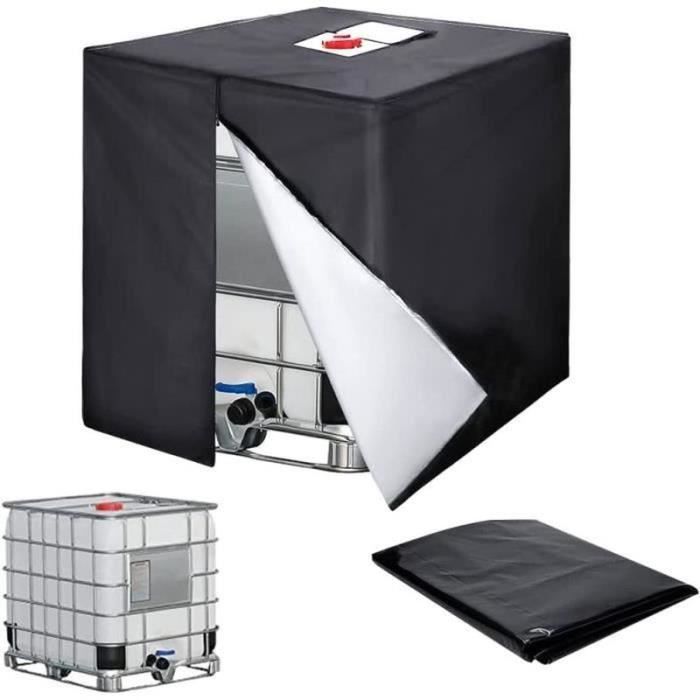 Bâche de réservoir d'eau - WOVTE - Pour Cuve 1000 L IBC - 420D Anti-poussière Anti-UV Anti-Pluie - Bricolage