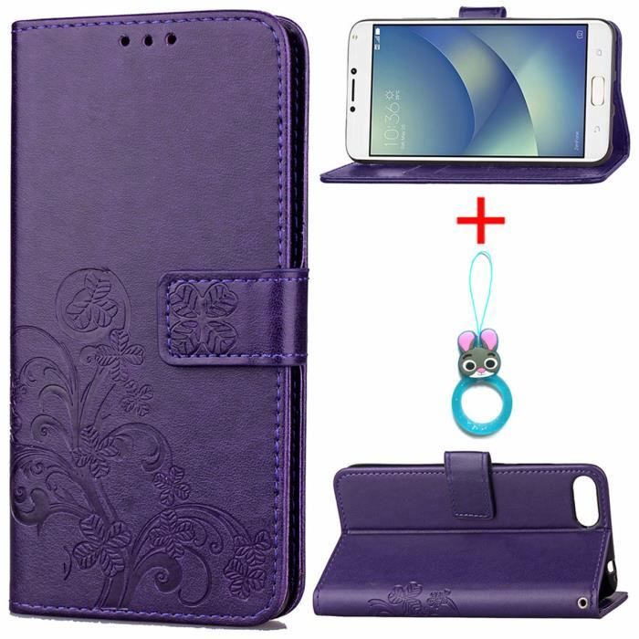 EbestStar – Cover Silicone TPU Design Pelle Per ASUS Zenfone 4 Max ZC554KL (Pro/Plus), Morbida E Sottile, Antiurto, Nero, Compatibile Solo Con Modello 154x76.9x8.9mm - 3