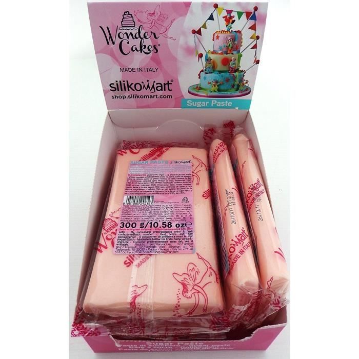 Pate A Sucre Pour Couverture Et Decorations Des Gateaux Et Des Autres Desserts De Couleur Couleur Chair Rose Cdiscount Maison