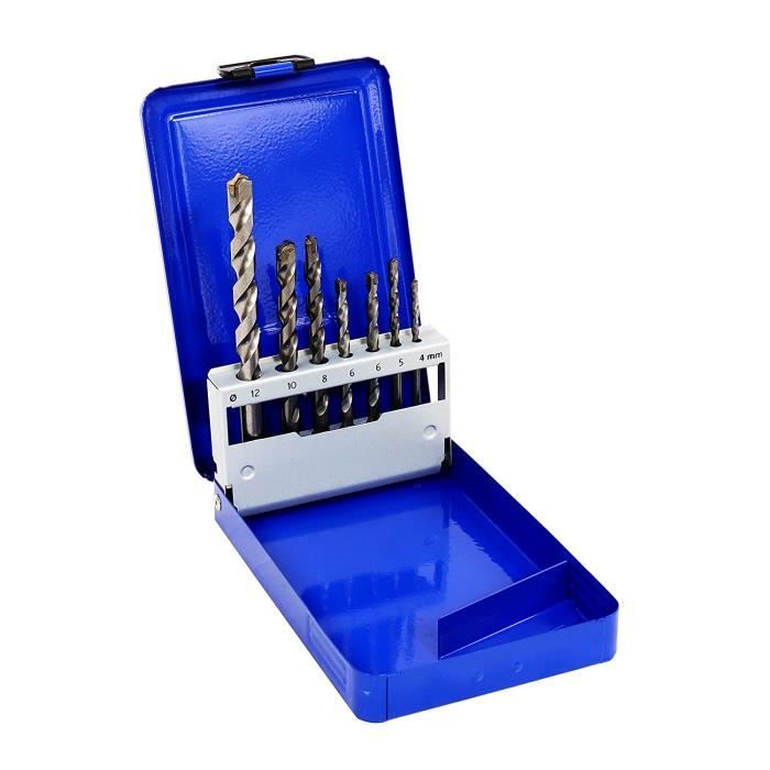 Leman Coffret 6 Mèches à Mortaiser Hélicoïdales 322.500.01 - Ø 6 à 16 Mm Rotation Gauche Qualité Professionnelle