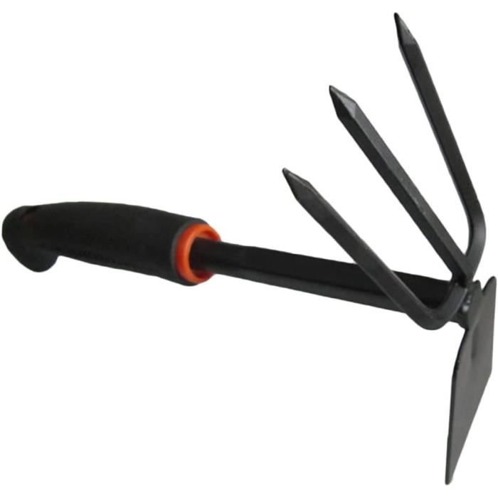 Désherbeur Manuel FLORA GUARD - 100 Cm - Évite De Se Baisser - 4 Griffes Anti-Rouille