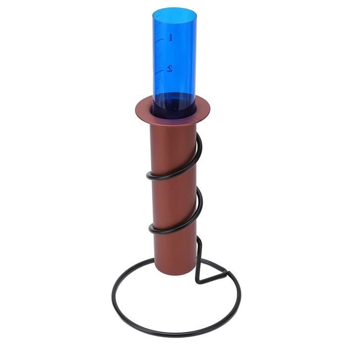Pluviomètre De Jardin à Planter Avec Piquet - Mesure Précise Tous Les 1 Mm - Vert