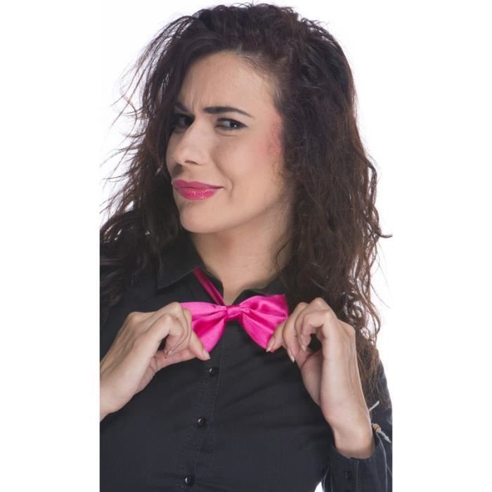 Noeud Papillon Satin Fuchsia Fluo Cdiscount Jeux Jouets