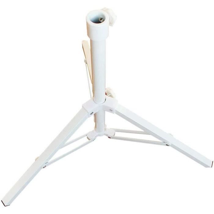Base Rotative 360° Pour Parasol De Terrasse – Accessoire Métal Robuste Pour Jardin, Camping, Barbecue