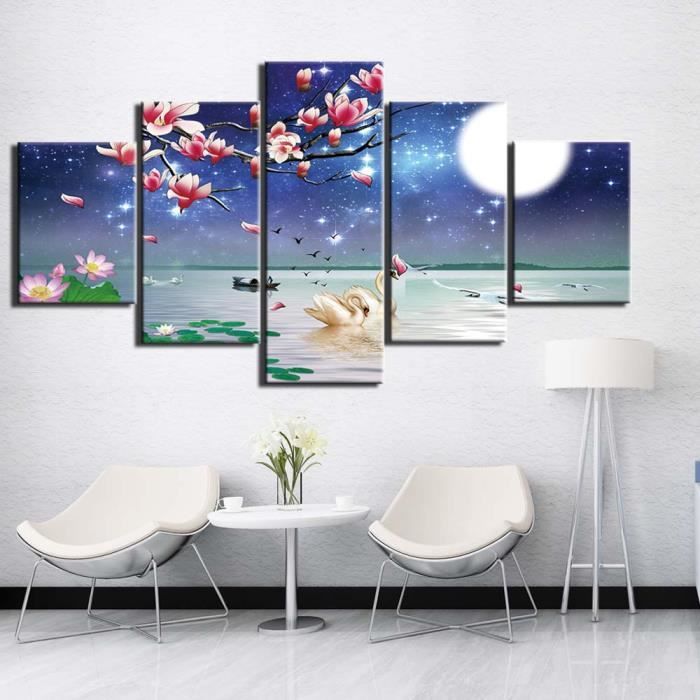 Feeby Impression Sur Toile 3 Parties Fleurs Roses Cœur Love 60x20 cm Feeby Impression Sur Toile 3 Parties Fleurs Roses Cœur Love 60x20 cm