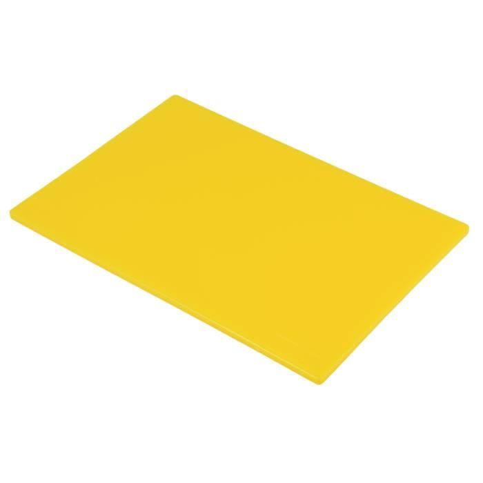 Planche à découper jaune 45x30x1,2cm - Hygiplas