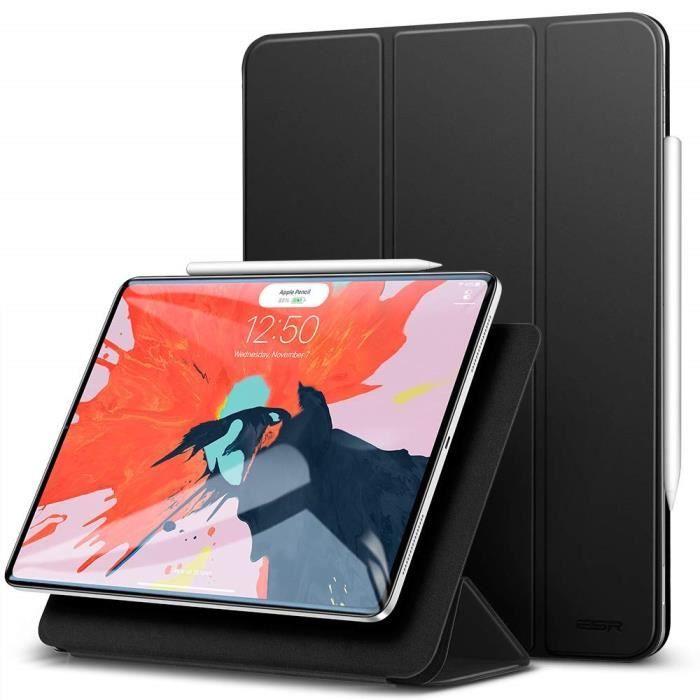 Fermeture Magnétique pour iPad Air 2019 10.5 Pouces Série Colorée, Noir ESR Coque pour iPad Air 3 2019 Smart Cover Case Housse Étui de Protection avec Support Multi-Angle 