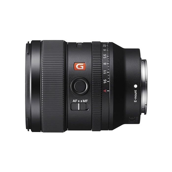 Objectif grand angle Sony SEL 24-F14GM G Master 24mm - Ouverture F/1.4 - Monture Sony E - 11 lames de diaphragme