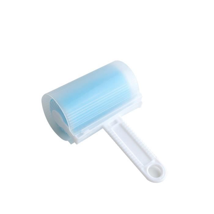 Brosse anti peluche anti poils, Rouleau adhesif poil vetement, Rouleau anti  peluche, Brosse collante rouleau avec couvercle - BLEU - Cdiscount  Electroménager