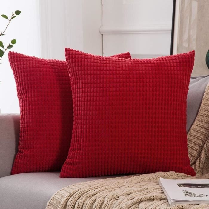 Solide Satin Throw Taie d/'oreiller Housse de Coussin Maison Canapé Lit de luxe imitation soie decor