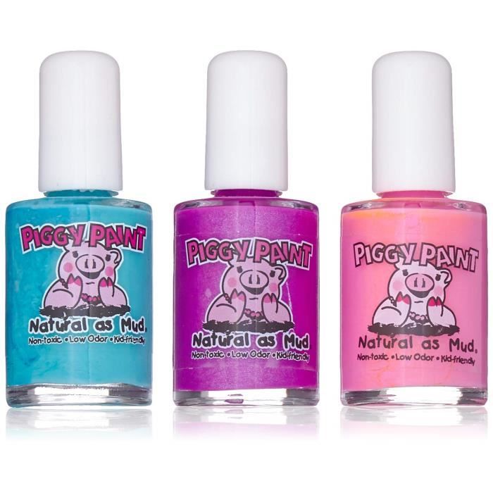 Piggy Peinture Vernis A Ongles Anniversaire Bash Coffret Cadeau 3 Bouteilles 1 5 Cl 15 Ml Chaque Cdiscount Au Quotidien