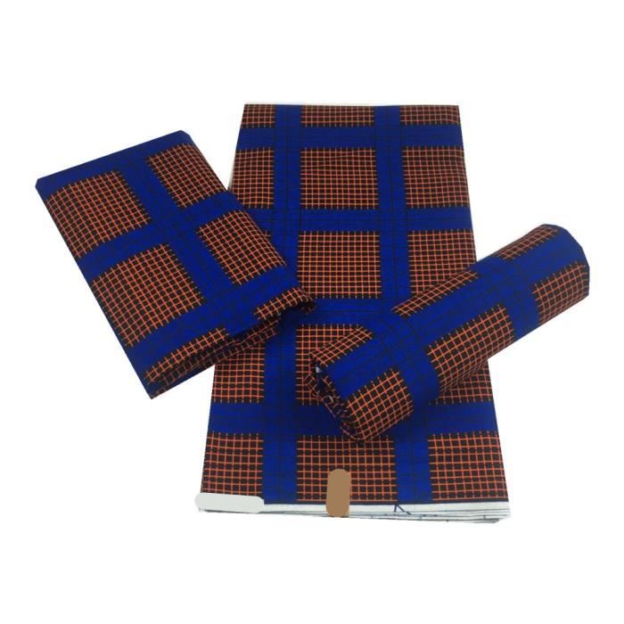 Tissu Wax Africain Imprimé Coton - Haute Qualité, Motif Ankara - Vendu Au Mètre (115cm De Large)