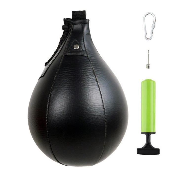 Black And White - Sac De Boxe Gonflable En Cuir PU, Sac De Boxe En