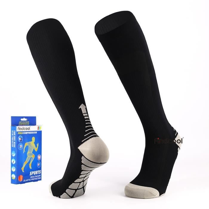 Chaussettes Compression Graduée 16-23 MmHg – Homme & Femme – Sport, Course, Rando, Voyage – Fabriqué UE