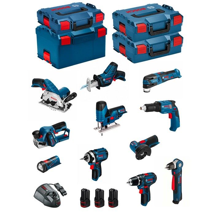 Kit d'outils BOSCH BMK11 28AD3 12V 3 batteries Auto Lock