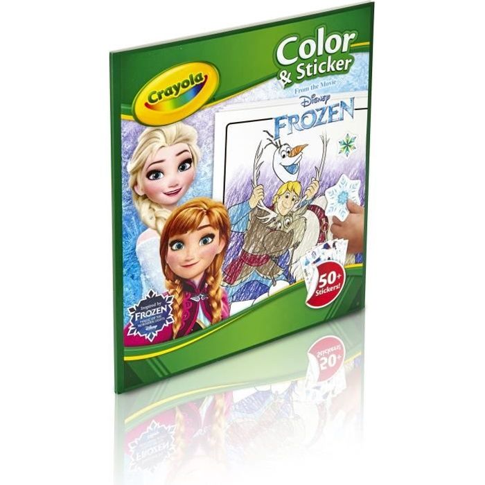 Album de coloriage et autocollants La Reine des Neiges 2 - Crayola