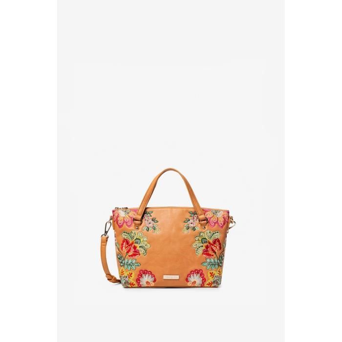 sac desigual couleur camel