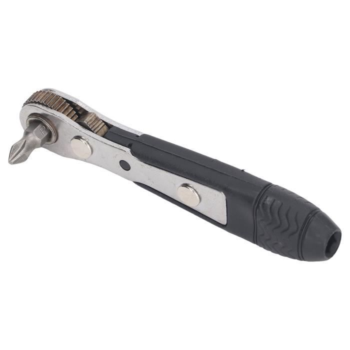 Mini Clé À Cliquet À Tête Unique Clé À Cliquet 1/4In Tournevis À