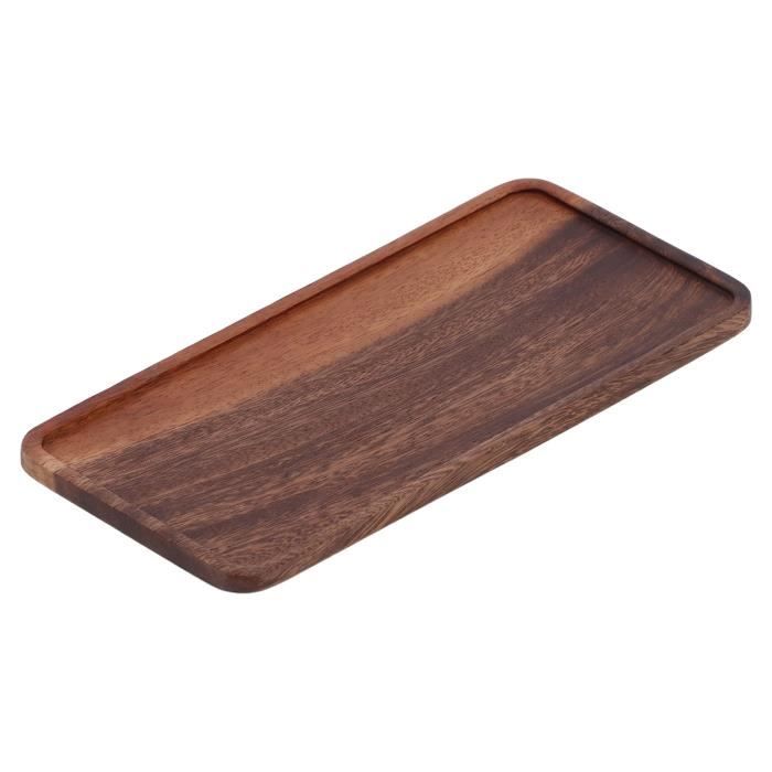 Plateau Simple Plateau Rétro En Noyer Noir Plateau Rectangulaire Chinois Plateau À Thé ...