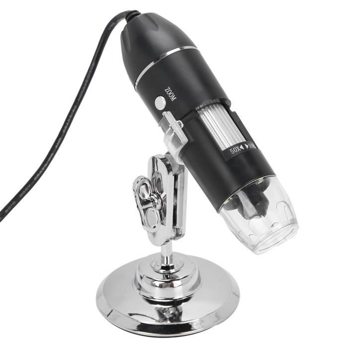 Microscope numérique portable - FDIT - Grossissement 50X à 1600X - 8 LED -  USB Type C Micro USB 3 en 1 - Cdiscount Appareil Photo