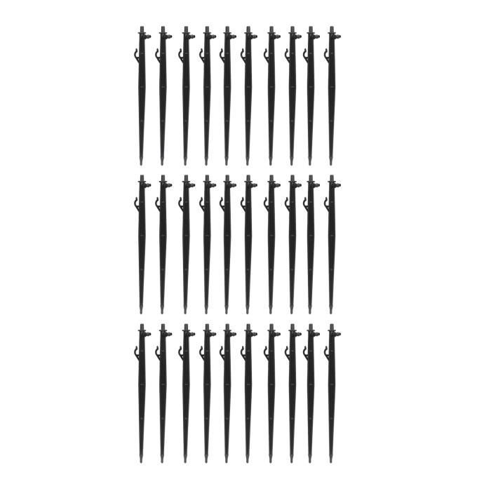 80 Piquets De Fixation Pour Tuyau D’irrigation Goutte à Goutte - Ancrage Sol, Jardin, Serre - 5