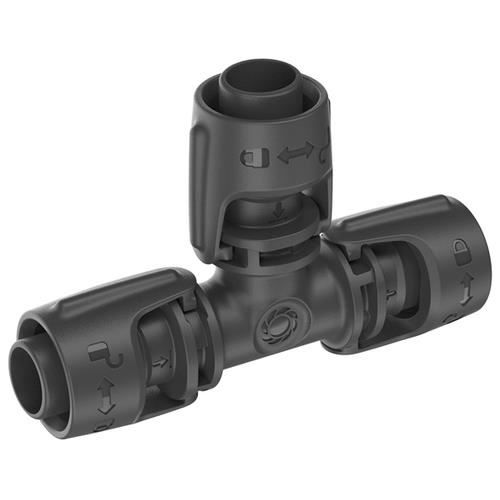 Accessoire dirrigation - GARDENA - T-Joint Gardena - Diamètre 13 mm - Couleur Noir - 1 pièce