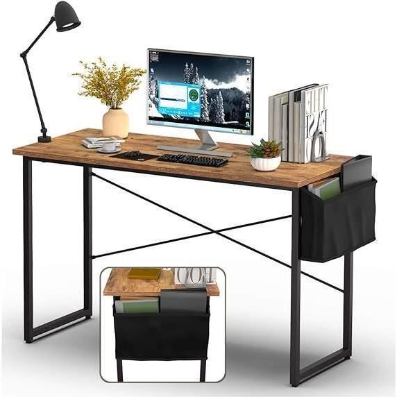 Bureau Enfant Maison Avec Tableau Noir - Bois 73x130 Cm + Chaise Pour 3 Ans Et Plus
