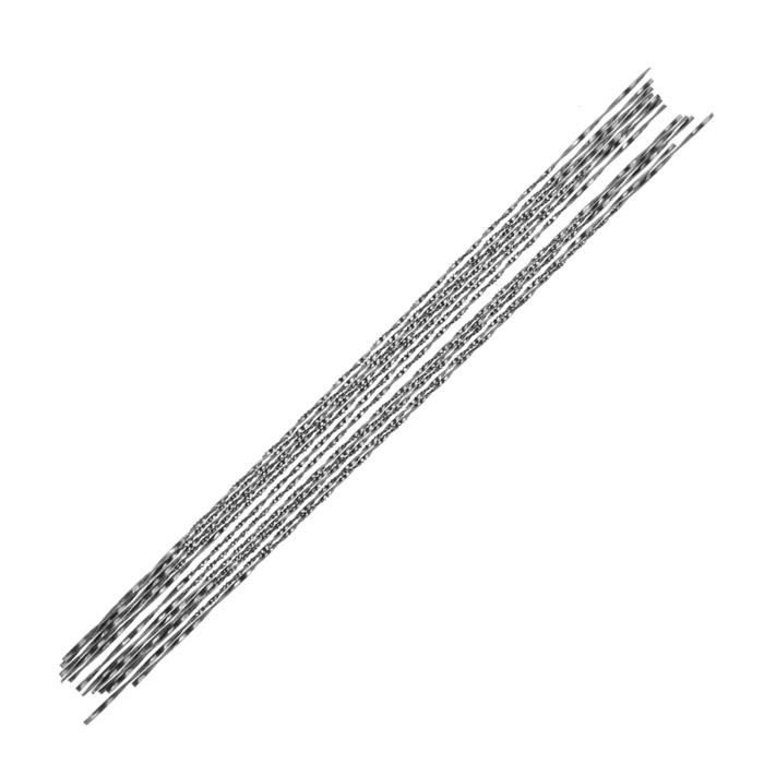 Lames Scie à Chantourner 24 Pièces - N°1 à 8 Pour Bois, Métal, Plastique - 130mm Denture Spirale