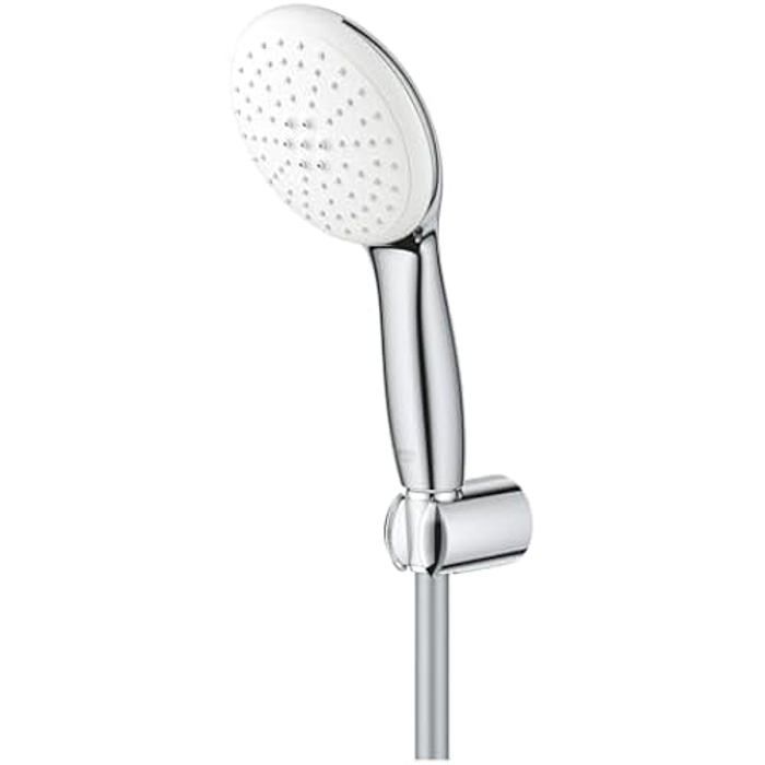 Pommeau de douche GROHE Tempesta 110 Chromé Support mural inclus Tuyau de 125 cm