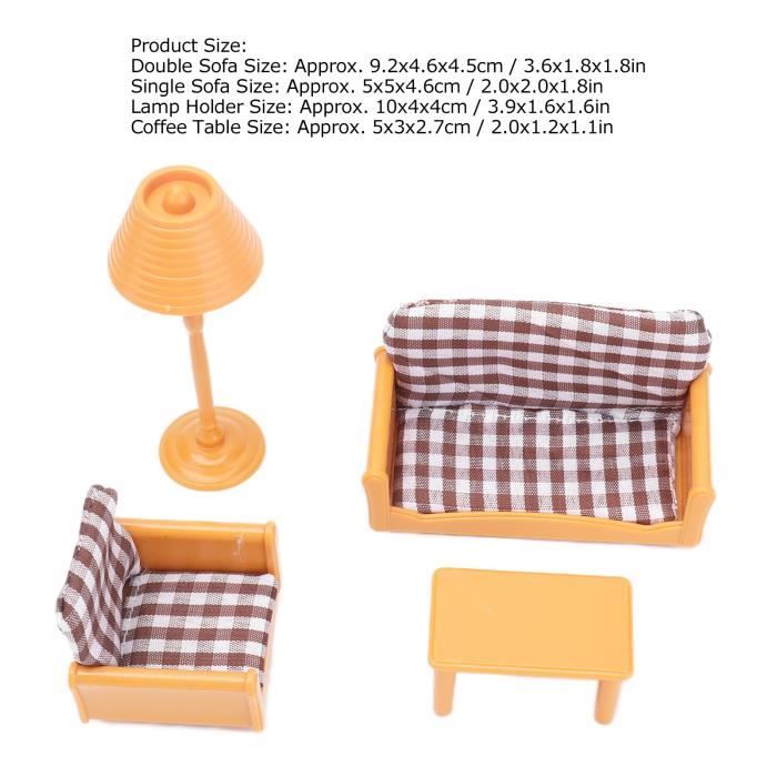 Bureau Miniature 1/12 Pour Maison De Poupée - Modèle Demi-cercle En Bois 6.4x7.7 Cm, Décoration DIY