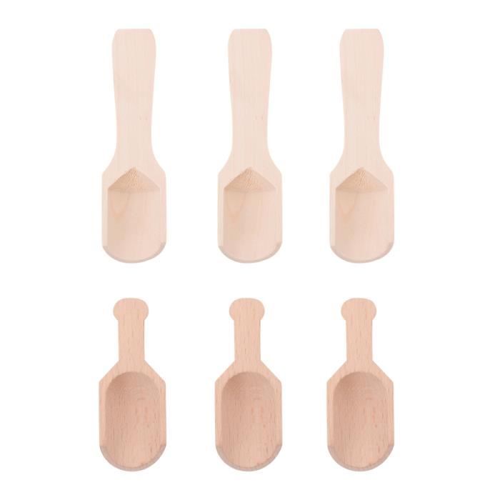 Lot De 3 Cuillères Doseuses Plastique Empilables - 6.5, 7.1, 8.3 Pouces - Pour Farine, Riz, Glace, Pop-corn - 2
