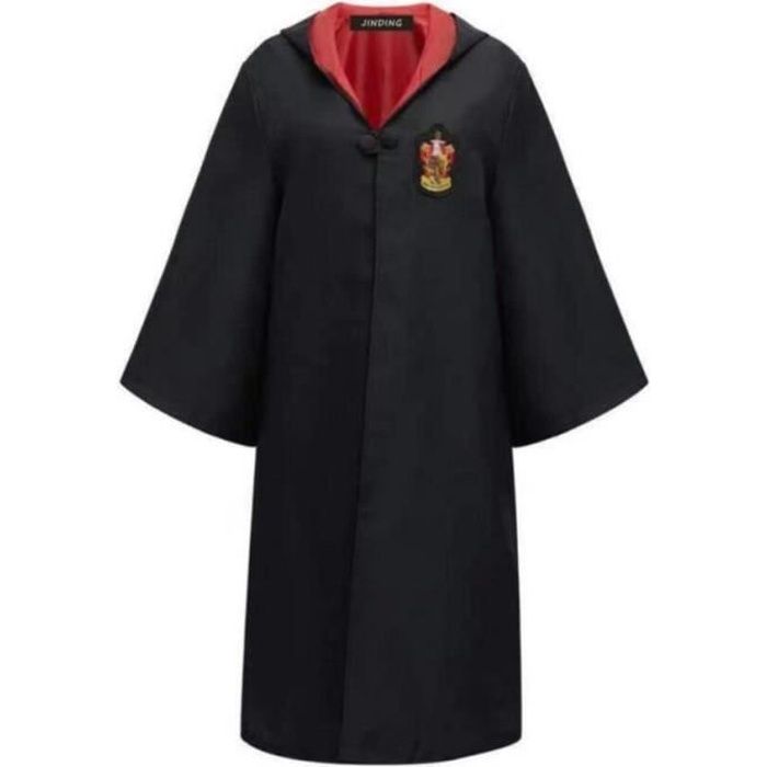 Enfant & Adulte Hermione Granger Cosplay Costume Gryffondor uniforme Perruque Baguette Magique 