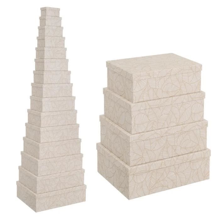 Hokky BoîTe Plastique, Lot De 6 Caisses De Rangement Plastique, BoîTes