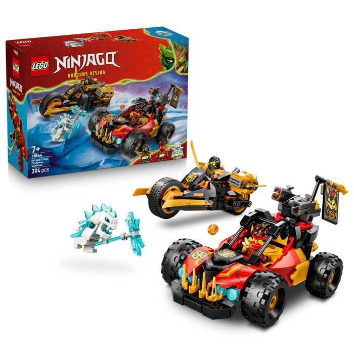 LEGO Ninjago Véhicules combinables de Kai et Cole 71864 - vue 3