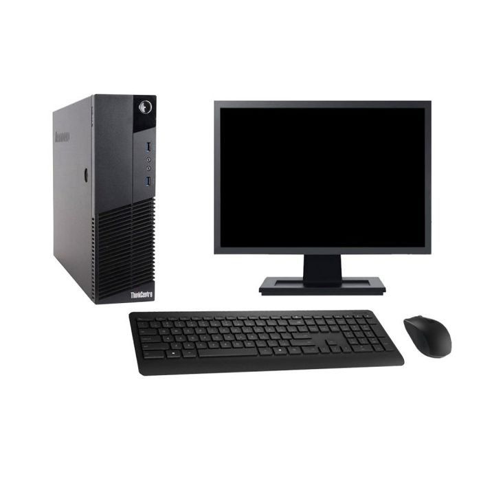 PC Lenovo M83 SFF Ecran 27 Intel Core i3-4130 RAM 32Go SSD 2To Windows 10 Wifi - Lenovo