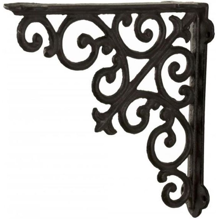 Equerre Credence Etagere Potence Murale Suspension En Fonte Marron Support 3x14 50x14 50cm Achat Vente Equerre Assemblage Equerre Credence Etagere Cdiscount